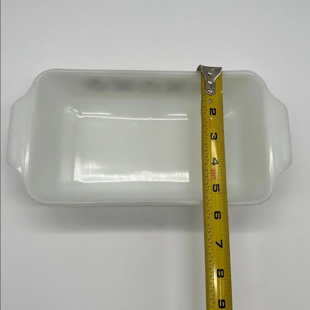 Vintage Anchor Hocking 441 Fire-King Meadow Green Milk Glass Baking Dish - 1 Qt